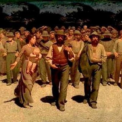 MUJERES MANIFESTACION 1900